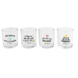 Set de 4 vasos - Mr. Wonderful