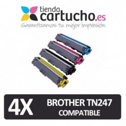 Pack 4 Toner Brother TN247...