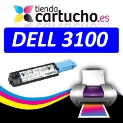 Toner CYAN DELL 3100...