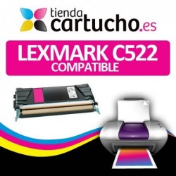 Toner MAGENTA LEXMARK C522...