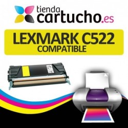 Toner AMARILLO LEXMARK C522...