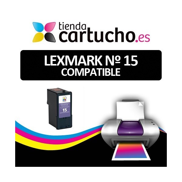 vóleibol Incierto asistencia LEXMARK Nº 15 compatible para impresoras Lexmark X2600, X2620, X2630,  X2650, X2670, Z2300, Z2320 - tiendacartucho.es