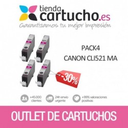 PACK 4 CANON CLI-521...