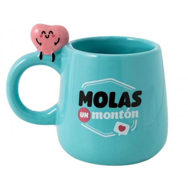 Taza - Corazón - Molas un montón - Mr. Wonderful