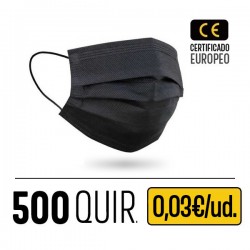 Pack 500 Mascarillas Negras...