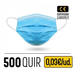 Pack 500 Mascarillas (10...