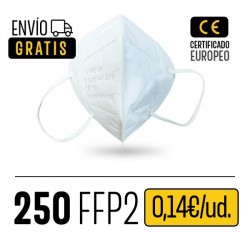 Pack 250 Mascarillas FFP2 -...