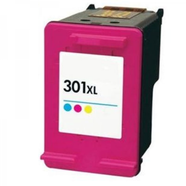 CARTUCHO DE TINTA HP 301XL COLOR REMANUFACTURADO PREMIUM(SUSTITUYE CARTUCHO ORIGINAL REF. CH564EE)