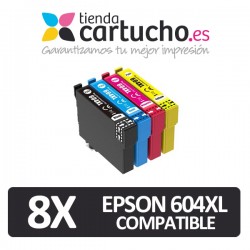 Epson 604XL Pack 8 Compatibles