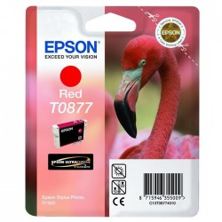 Epson T0877 rojo, cartucho...