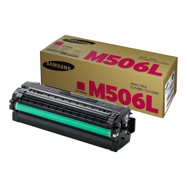 Original - Samsung CLP680/CLX6260 Magenta Cartucho de Toner - CLT-M506L/SU305A Original - Samsung CLP680/CLX6260 Magenta Cartucho de Toner - CLT-M506L/SU305A