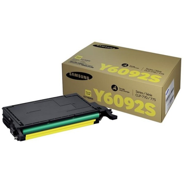 Original - Samsung CLP770/CLP775 Amarillo Cartucho de Toner - CLT-Y6092S/SU559A