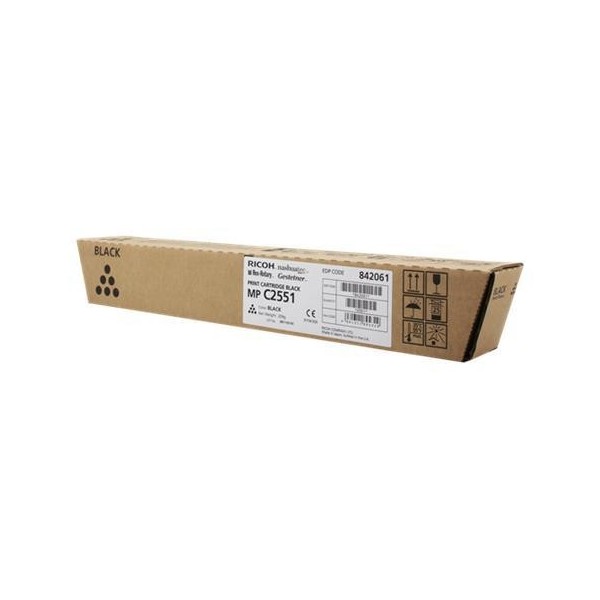 Original - Ricoh Aficio MP-C2051/MP-C2551 Negro Cartucho de Toner - 842061/841504/841587/842465