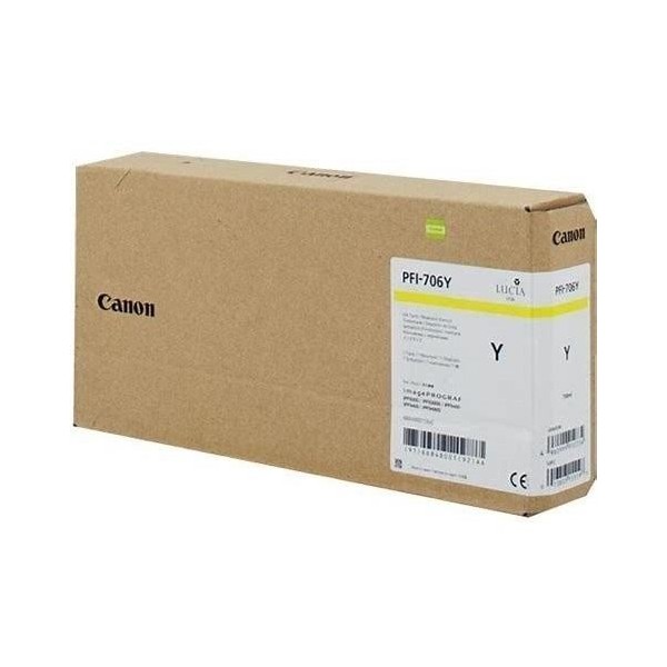 Original - Canon PFI706 Amarillo Cartucho de Tinta - 6684B001