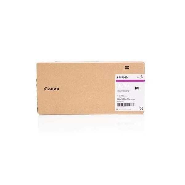 Original - Canon PFI706 Magenta Cartucho de Tinta - 6683B001 Original - Canon PFI706 Magenta Cartucho de Tinta - 6683B001