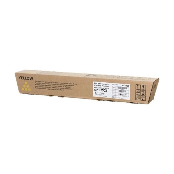 Original - Ricoh Aficio MP-C2503SP/MP-C2003SP/MP-C2011SP Amarillo Cartucho de Toner - 841929