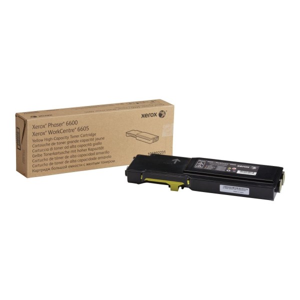 Original - Xerox Phaser 6600/WorkCentre 6605 Amarillo Cartucho de Toner - 106R02231