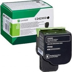 Original - Lexmark C2425/C2535/MC2425/MC2535/MC2640 Negro Cartucho de Toner - C242XK0