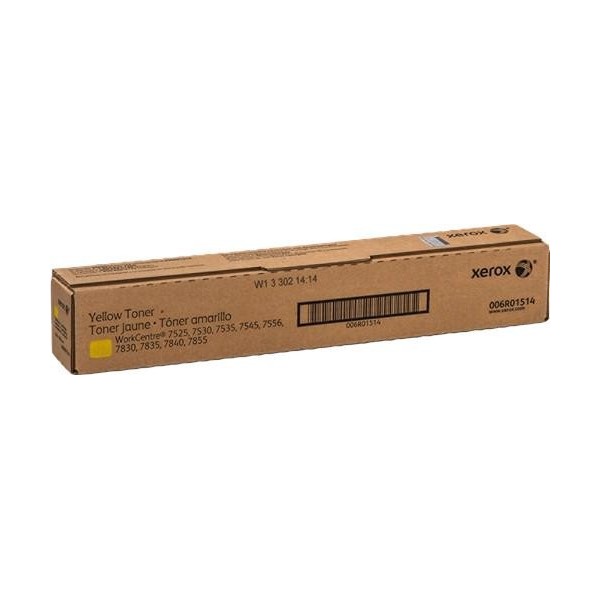 Original - Xerox WorkCentre 7525/7535/7545/7830 Amarillo Cartucho de Toner - 006R01514