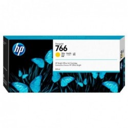 Original - HP 766 Amarillo Cartucho de Tinta - P2V91A