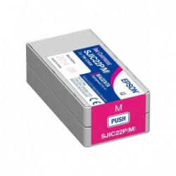 Original - Epson SJIC22P Magenta Cartucho de Tinta - C33S020603/SJIC22P(M)