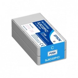 Original - Epson SJIC22P Cyan Cartucho de Tinta - C33S020602/SJIC22P(C)