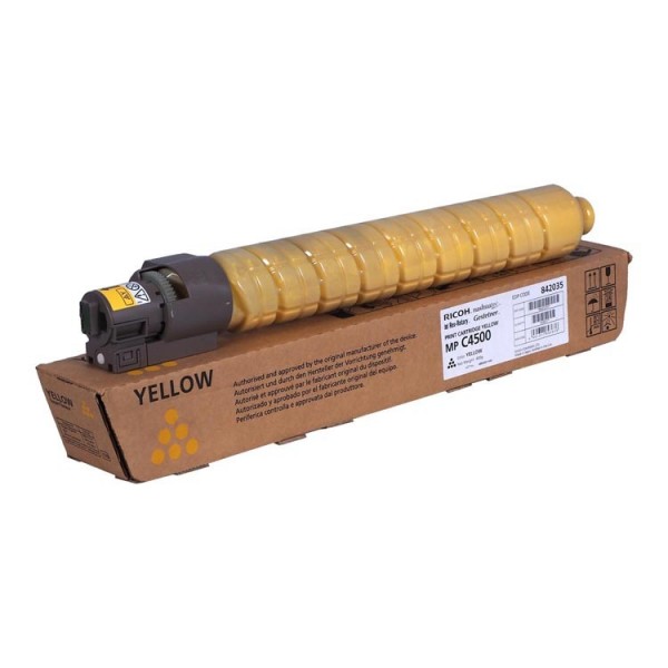 Original - Ricoh Aficio MP-C3500/MP-C4500 Amarillo Cartucho de Toner - 884931/888609/842035