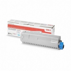 Original - OKI C834/C844 Cyan Cartucho de Toner - 46861307