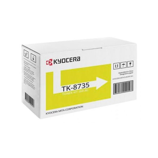 Original - Kyocera TK8735 Amarillo Cartucho de Toner - 1T02XNANL0/TK8735Y