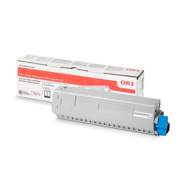 Original - OKI C824/C834/C844 Negro Cartucho de Toner - 47095704