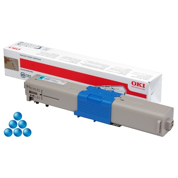 Original - OKI C332DN/MC363DN/MD363DN Cyan Cartucho de Toner - 46508715