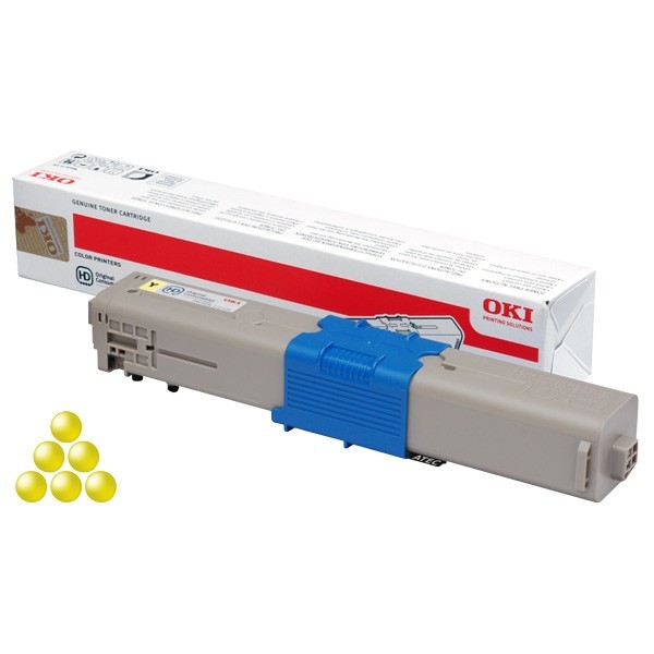 Original - OKI C332DN/MC363DN/MD363DN Amarillo Cartucho de Toner - 46508713