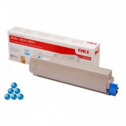 Original - OKI MC853/MC873/MC883 Cyan Cartucho de Toner - 45862839