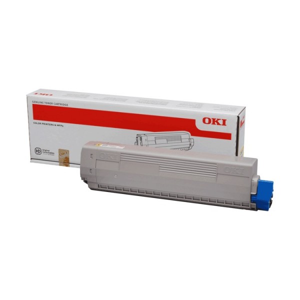 Original - OKI C831/C841 Cyan Cartucho de Toner - 44844507