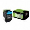 Original - Lexmark CX310/CX410/CX510 Cyan Cartucho de Toner - 80C20C0/802C