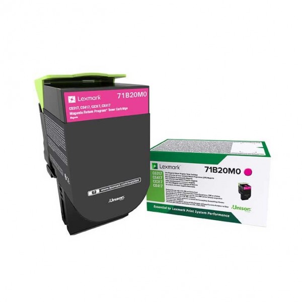 Original - Lexmark CS317/CS417/CS517/CX317/CX417/CX517 Magenta Cartucho de Toner - 71B20M0