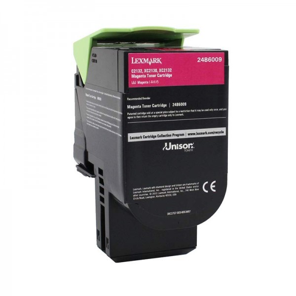 Original - Lexmark C2132/XC2130/XC2132 Magenta Cartucho de Toner - 24B6009