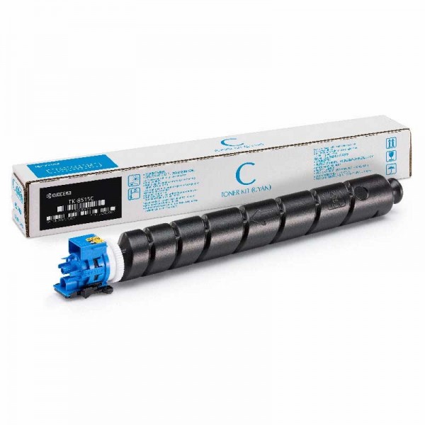 Original - Kyocera TK8515 Cyan Cartucho de Toner - 1T02NDCNL1/1T02NDCNL0/TK8515C