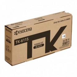 Original - Kyocera TK6115 Negro Cartucho de Toner - 1T02P10NL0