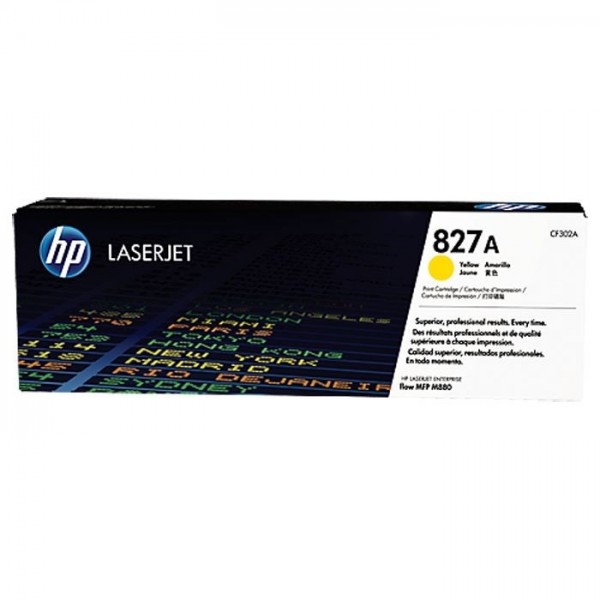 Original - HP CF302A Amarillo Cartucho de Toner - 827A