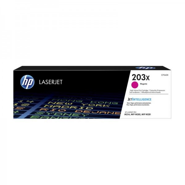 Original - HP CF543X Magenta Cartucho de Toner - 203X