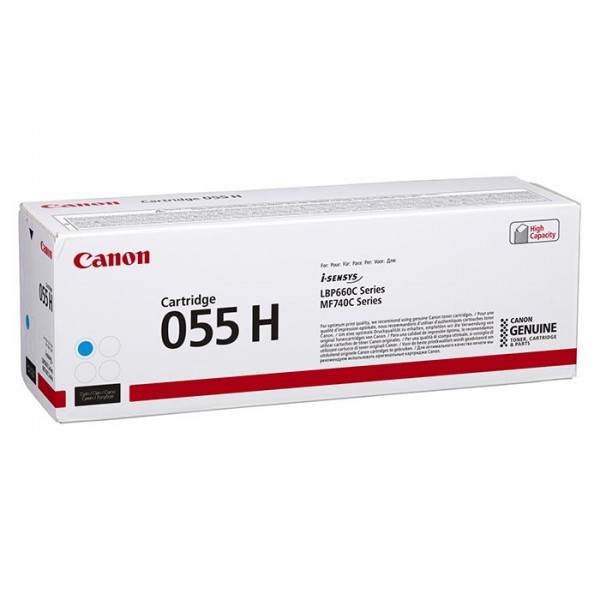 Original - Canon 055H Cyan Cartucho de Toner - 3019C002