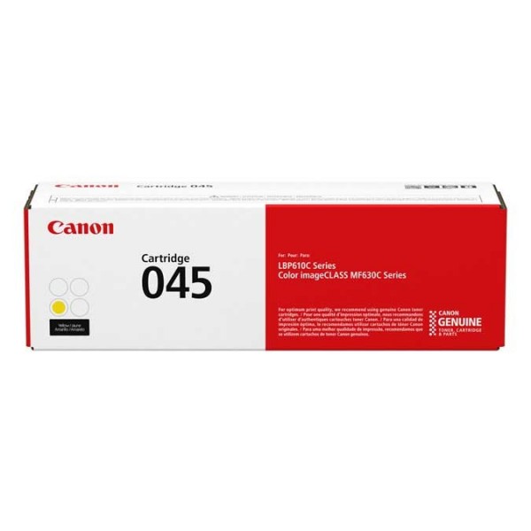 Original - Canon 045 Amarillo Cartucho de Toner - 1239C002