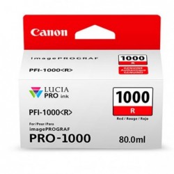 Original - Canon PFI1000 Rojo Cartucho de Tinta - PFI1000R/0554C001