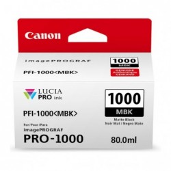 Original - Canon PFI1000 Negro Mate Cartucho de Tinta - PFI1000MBK/0545C001