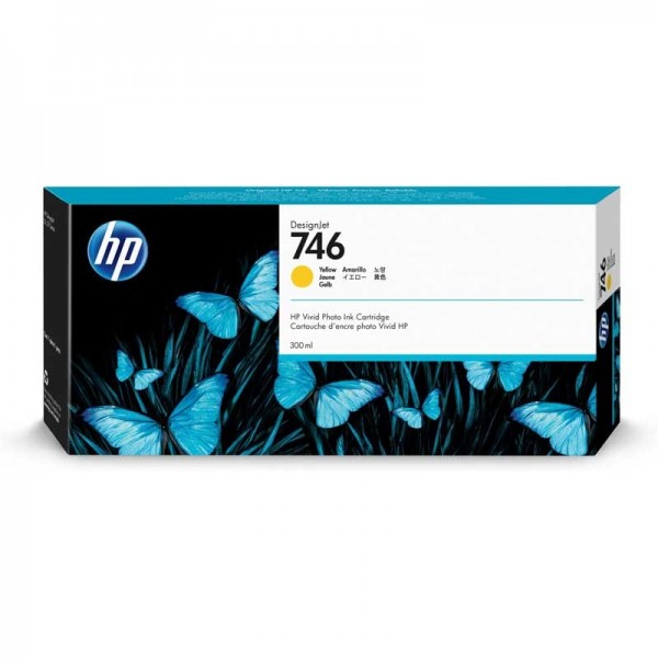 Original - HP 746 Amarillo Cartucho de Tinta - P2V79A