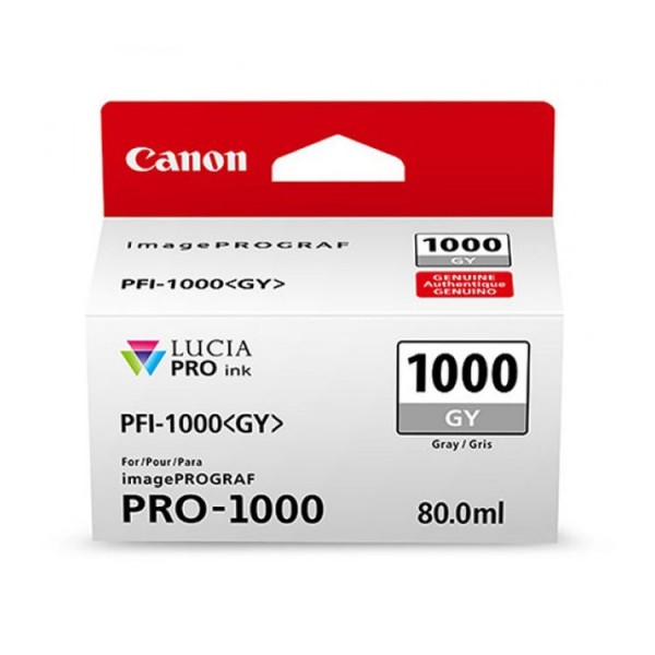 Original - Canon PFI1000 Gris Cartucho de Tinta - PFI1000GY/0552C001