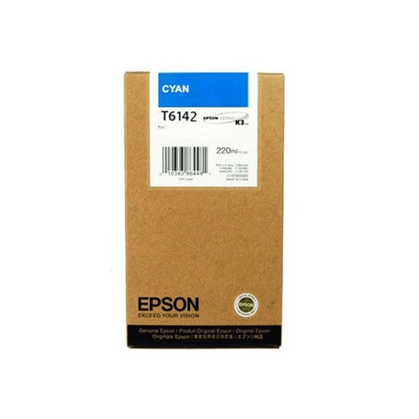 Original - Epson T6142 Cyan Cartucho de Tinta - C13T614200