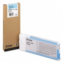 Original - Epson T6065 Cyan Light Cartucho de Tinta - C13T606500