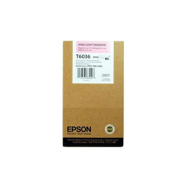 Original - Epson T6036 Magenta Light Cartucho de Tinta - C13T603600